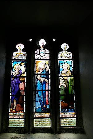 Sennen - Detail of Stained Glass